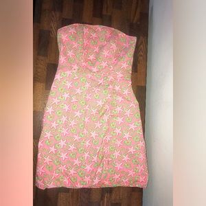 Vineyard Vines Pink Strapless dress size 4